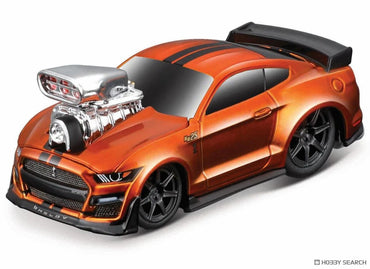 Maisto Muscle Machines 1:64 2020 Ford Mustang Shelby® GT500® – 25th Anniversary Model 10 Diecast Car with Display Stand