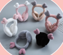 Kawaii Plush Heart Earmuffs Headband – Winter Warm Cute Ear Cover for Kids & Girls