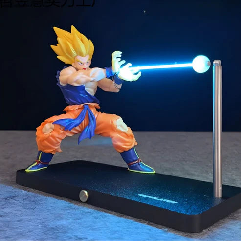 Dragon Ball Z LED Figure Base Stand – Premium Display Stand for Goku Action Figures | Anime Light-Up Showcase Platform