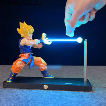 Dragon Ball Z LED Figure Base Stand – Premium Display Stand for Goku Action Figures | Anime Light-Up Showcase Platform