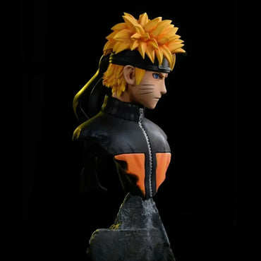 Naruto Uzumaki Anime Bust Statue – Premium Resin Collectible Figure | Naruto Shippuden Display Model for Anime Fans