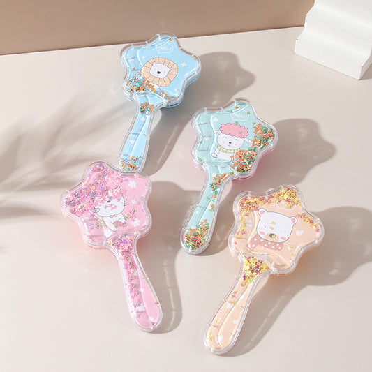 Hello Babe Star Shape Glitter Hair Brush