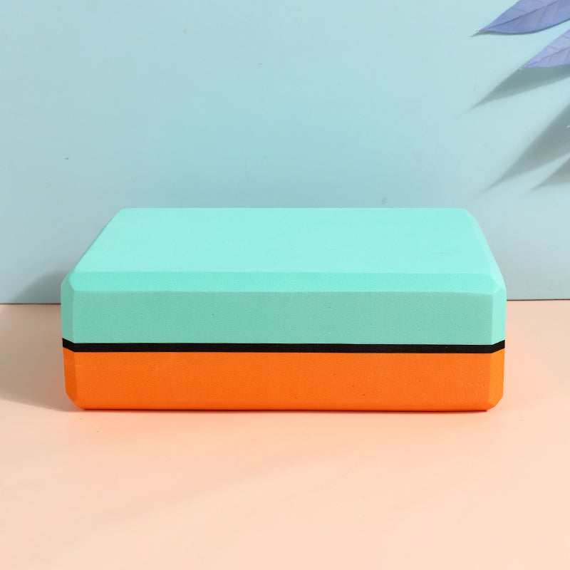 Dual-color Series Yoga Brick (Orange Green)
