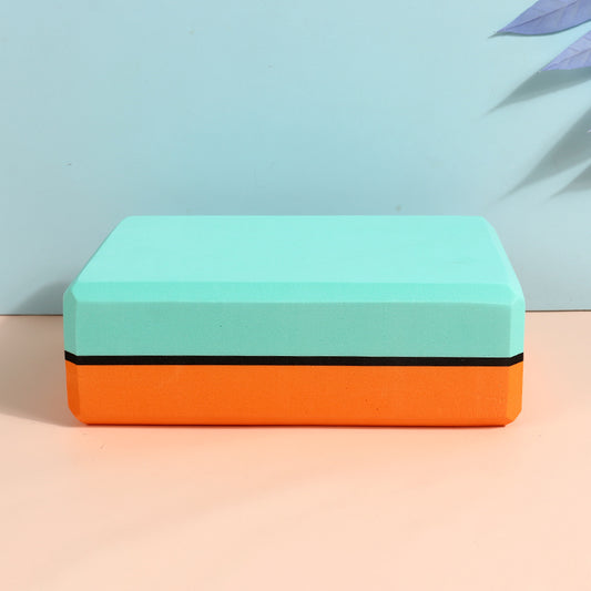 Dual-color Series Yoga Brick (Orange Green)