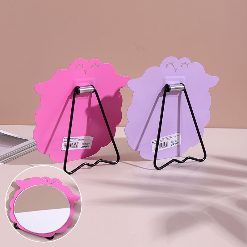 Little Sheep Metal Table Mirror