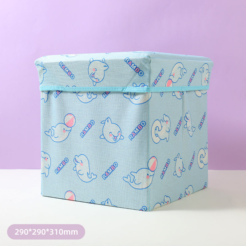 Seaworld Storage Ottoman (Blue)