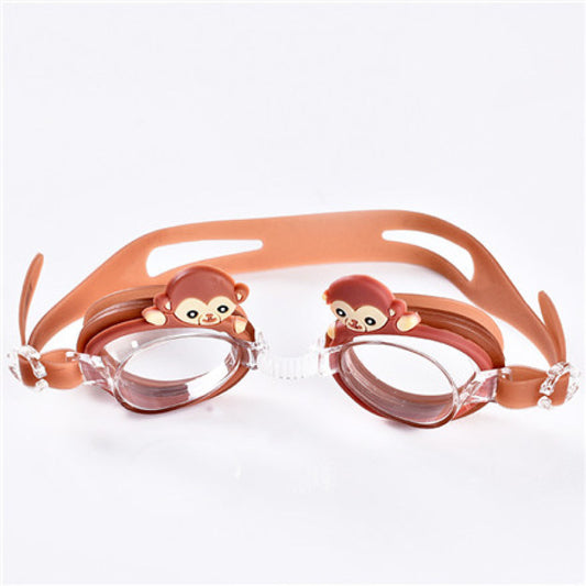 Cute Monkey Kid Swimming Goggles