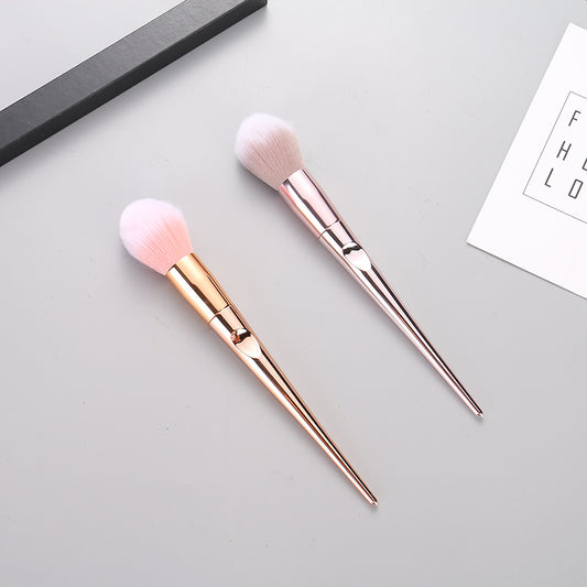 Electroplated Pointed Handle Series Blusher Brush