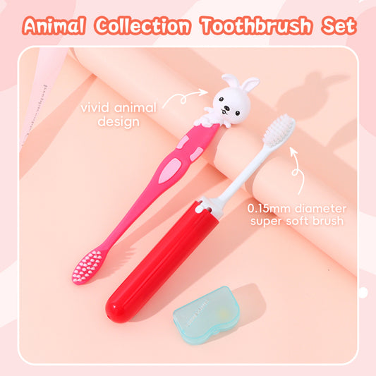 Animal Collection Toothbrush Set (Rabbit)