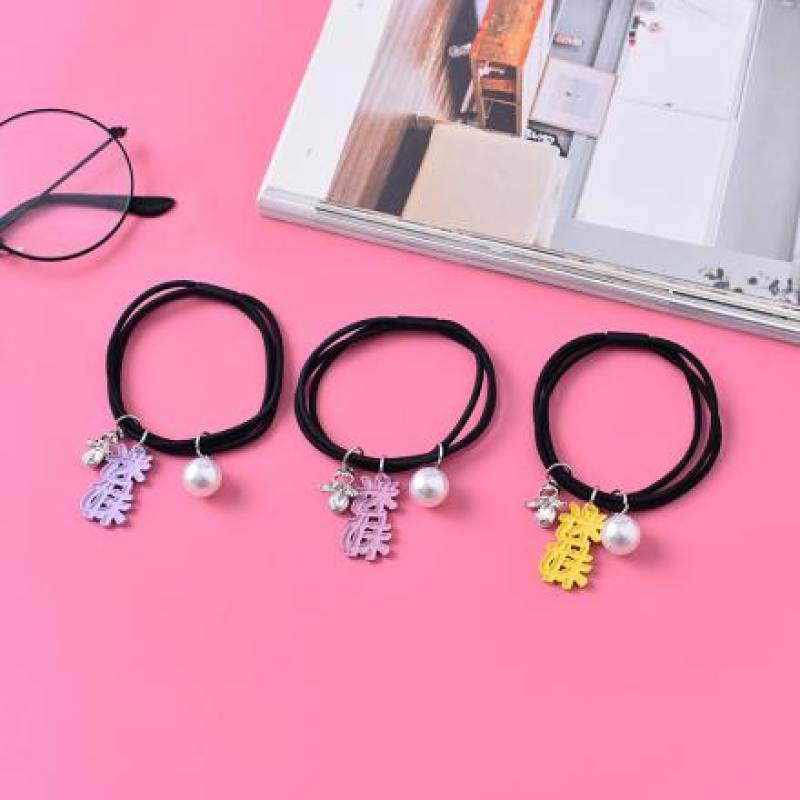 Stylish Word Pendant Hair Rope