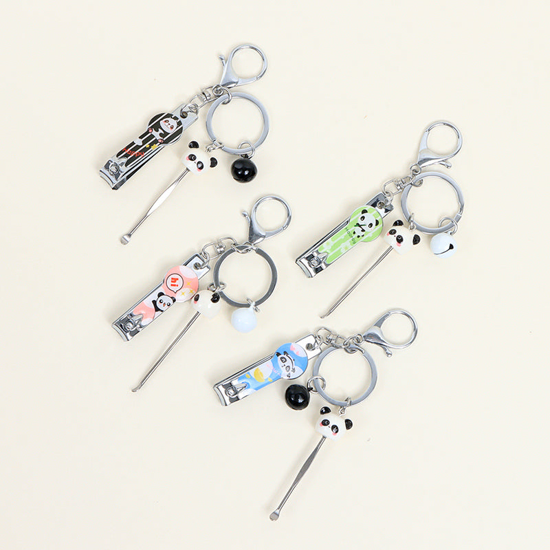 Panda Nail Clippers Keychain (B)