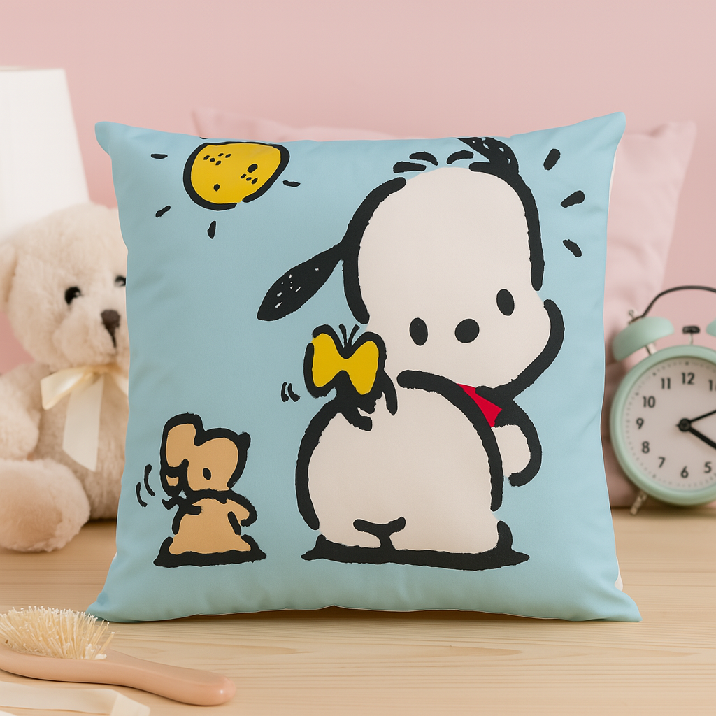 Snoopy & Friends Cartoon Cushion – Soft Plush Throw Pillow