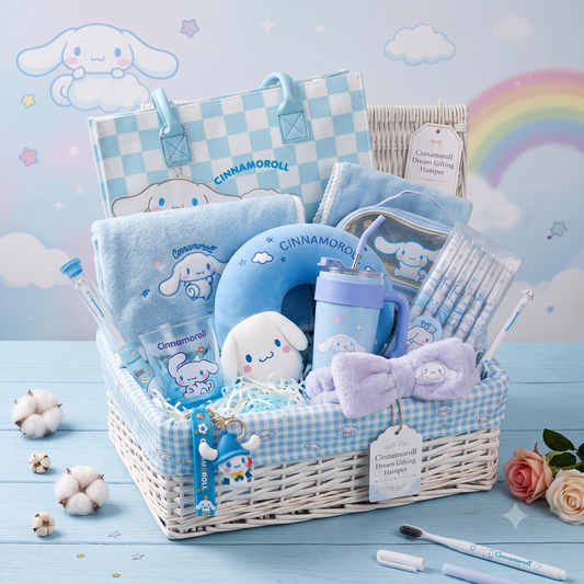 Cinnamoroll Dream Gift Hamper | 11-Piece Kawaii Gift Set for Girls, Kids & Sanrio Fans