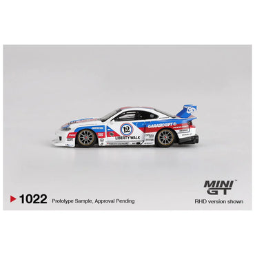 Mini GT #1022 Nissan Silvia S15 LB-Super Silhouette GARASIDRIFT x LBWK 2025 1:64 Diecast Model Car (Blister Pack)