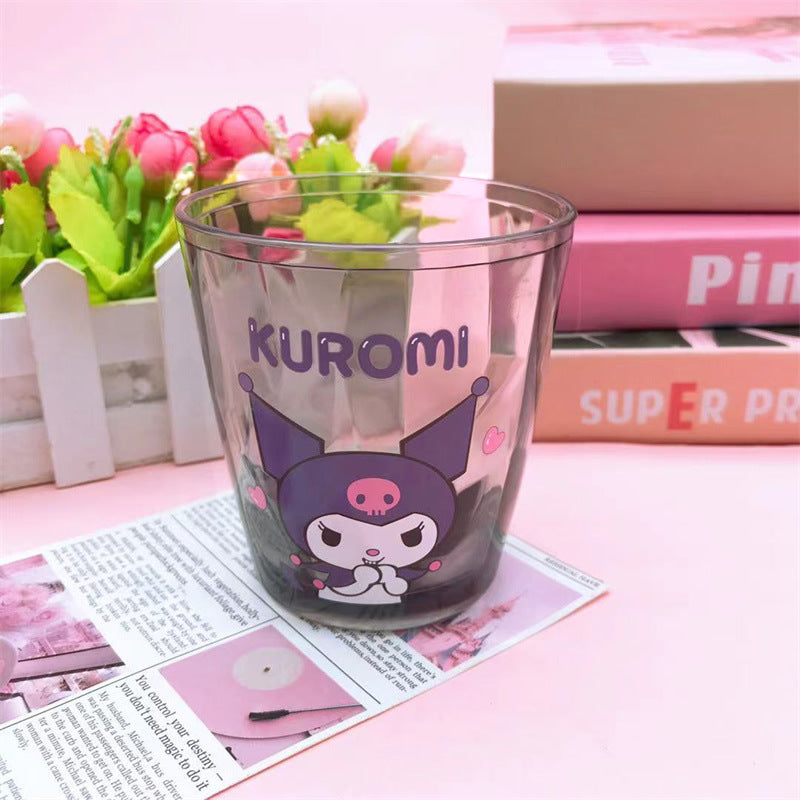 Kuromi Kawaii Gift Hamper – Stationery, Hot Water Bag, Stickers, Glass For Kuromi Fans