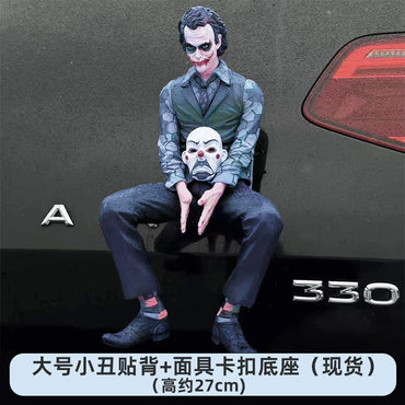 Joker Action Figure with Mask – 27cm Collectible Figurine for Car & Home Decor