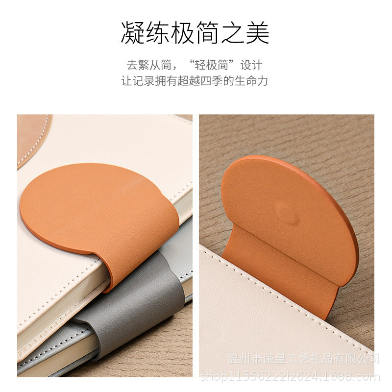 Elegant Premium Leather Cover Notebook – A5 Refillable Journal Diary for Office, Study & Personal Use