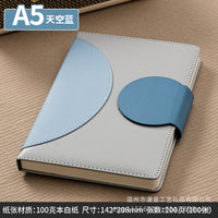 Elegant Premium Leather Cover Notebook – A5 Refillable Journal Diary for Office, Study & Personal Use