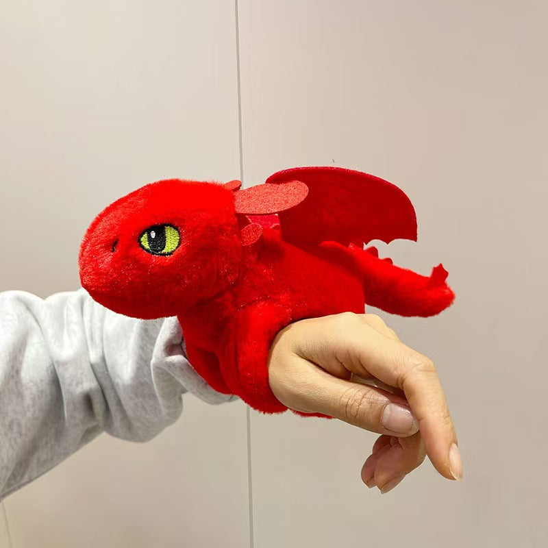 How To Train Your Dragon Toothless Plush Hand Bracelet | Soft Dragon Wristband for Kids & Adults
