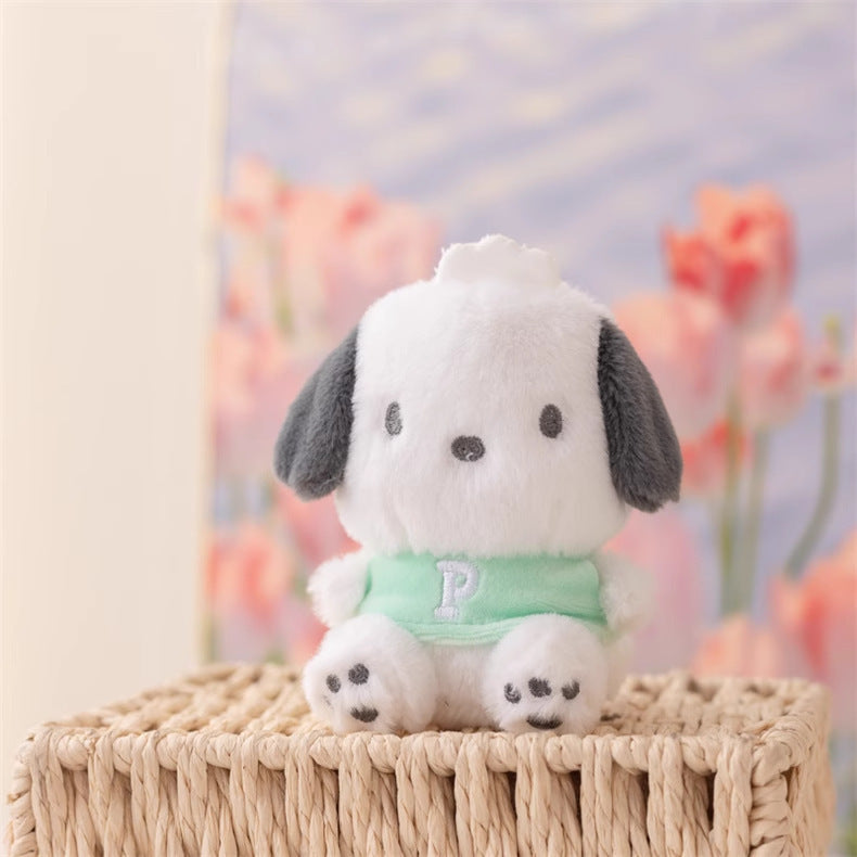 Kawaii Snoopy Plush Keychain β Pastel Edition