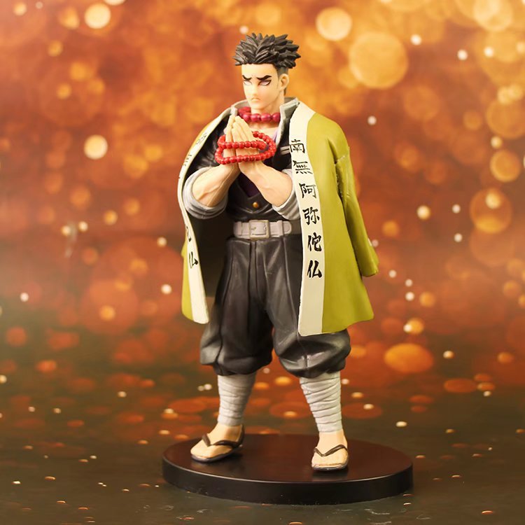 Demon Slayer Gyomei Himejima Action Figure 22 cm | Kimetsu no Yaiba Anime Collectible Statue with Base & Box