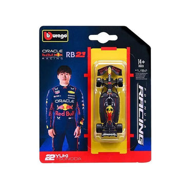 Bburago F1 1:64 Oracle Red Bull Racing RB21 (2025 Bahrain GP) #22 Yuki Tsunoda Diecast Model Car | Official Formula 1 Collectible
