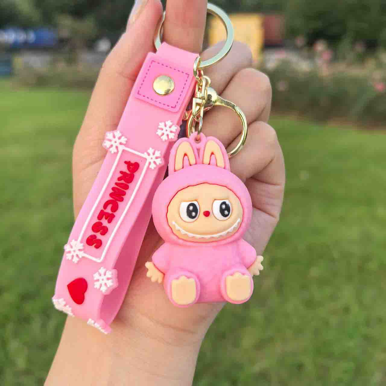 Labubu Keychain β Cute Collectible Key Ring