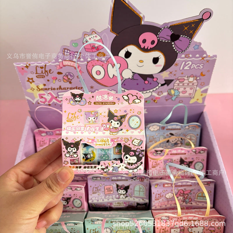 Kuromi Premium Kawaii Gift Set – 4 Cute Essentials Hamper Box