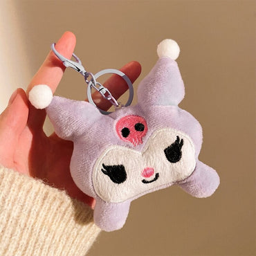 Sanrio Plush Keychain – Hello Kitty, Kuromi, Cinnamoroll & My Melody | Cute Kawaii Bag Charms