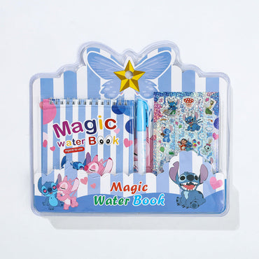 Disney Stitch Kawaii Gift Hamper – Limited Edition Stitch Gift Box with Plush Toy, 3D Mini Flower Bouquet Greeting Card