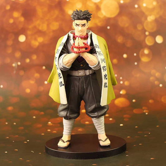 Demon Slayer Gyomei Himejima Action Figure 22 cm | Kimetsu no Yaiba Anime Collectible Statue with Base & Box