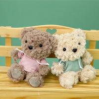 Kawaii Teddy Bear Plush Keychain | Cute Soft Toy Keyring for Bags, Backpacks & Gifts