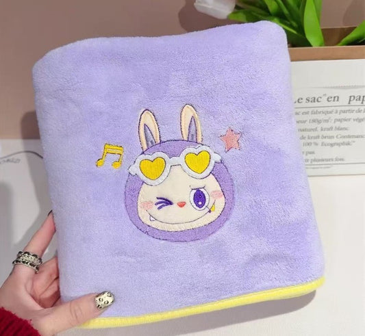 Labubu Super Soft Microfiber Cartoon bath Towel