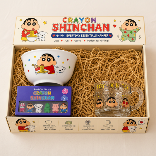 Shinchan Kawaii Essentials Gift Hamper (3-in-1 Cute Everyday Combo)
