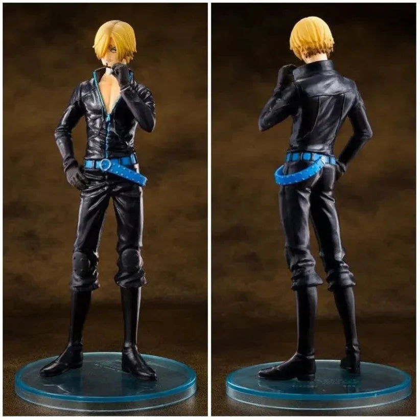 One Piece Sanji Black Suit Action Figure – Anime Collectible PVC Statue | Vinsmoke Sanji Figure for Desk, Home Decor & Gifts