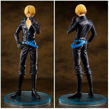 One Piece Sanji Black Suit Action Figure – Anime Collectible PVC Statue | Vinsmoke Sanji Figure for Desk, Home Decor & Gifts