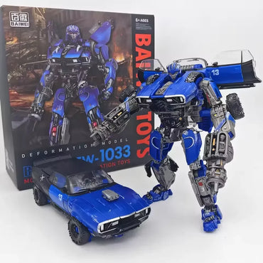BMB HMK-07 Titan Prime Transforming Robot Action Figure | Premium Convertible Mecha Collectible | Robot to Muscle Car