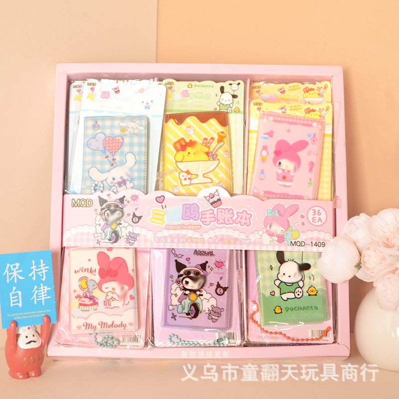Sanrio Kuromi Kawaii mini Handbook (pack of 6)