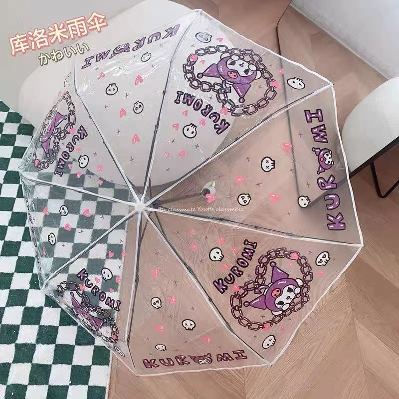 Sanrio New printed transparent Umbrella