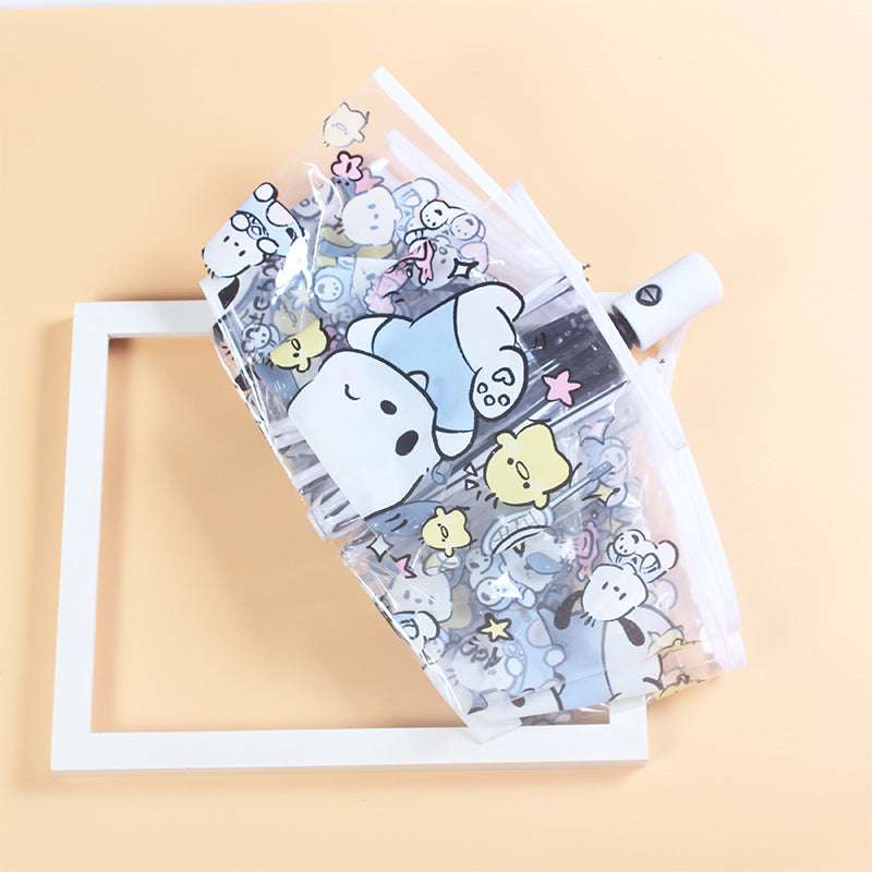 Sanrio New printed transparent Umbrella