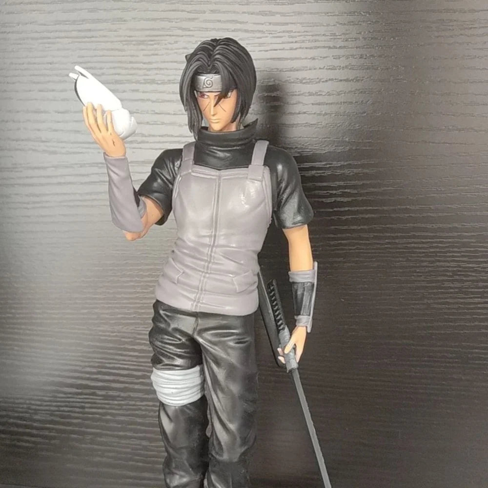 Itachi Uchiha Anime Action Figure – 24cm PVC Collectible Statue | Naruto Shippuden Uchiha Itachi Figure for Anime Fans, Home Decor & Gifts