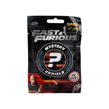 Jada Toys Fast & Furious Nano Hollywood Rides Mystery Vehicle Blind Bag Die-Cast Mini Car | Official Licensed Collectible Surprise Blind Pouch | Random 1 Diecast Car for Kids & Collectors