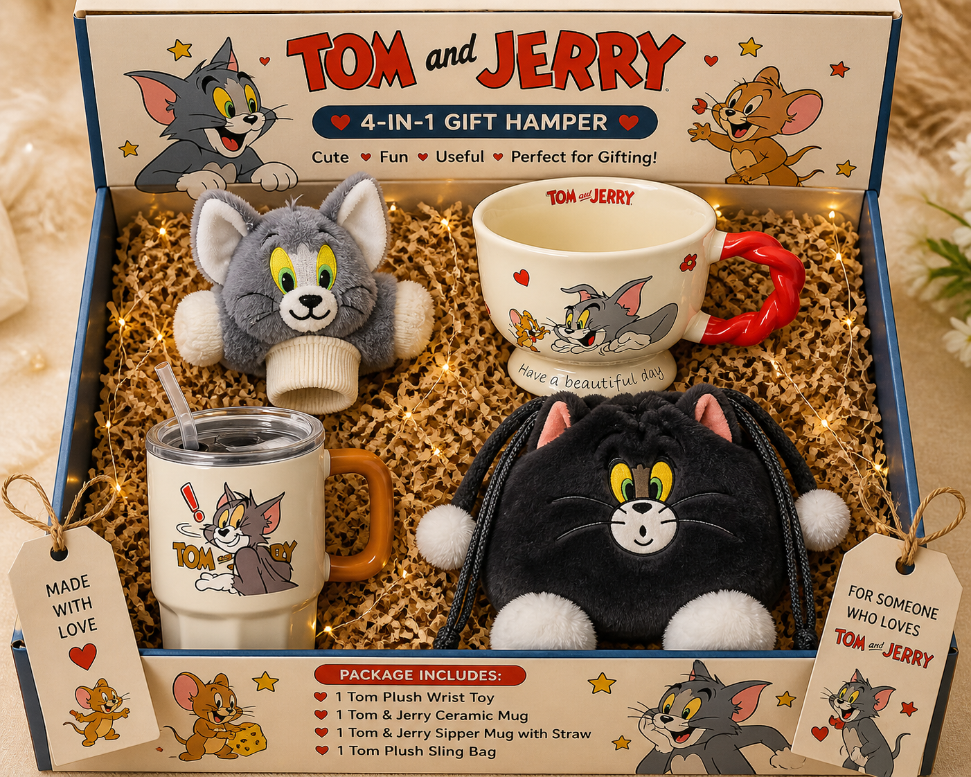 Ultimate Tom Fan 4-in-1 Cute Collectible Gift Hamper