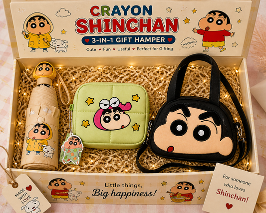 Crayon Shinchan Travel Essentials 3-in-1 Hamper