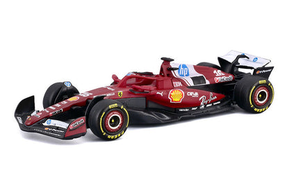 Bburago Formula 1 1:64 Ferrari SF-25 #16 Charles Leclerc (2025 Standard Livery) Diecast Model Car | Official Ferrari F1 Collectible