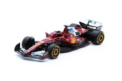 Bburago Formula 1 1:64 Ferrari SF-25 #16 Charles Leclerc (2025 Standard Livery) Diecast Model Car | Official Ferrari F1 Collectible