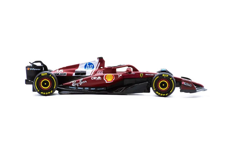 Bburago Formula 1 1:64 Ferrari SF-25 #16 Charles Leclerc (2025 Standard Livery) Diecast Model Car | Official Ferrari F1 Collectible