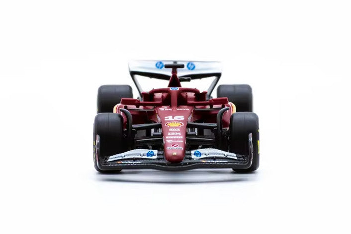 Bburago Formula 1 1:64 Ferrari SF-25 #16 Charles Leclerc (2025 Standard Livery) Diecast Model Car | Official Ferrari F1 Collectible