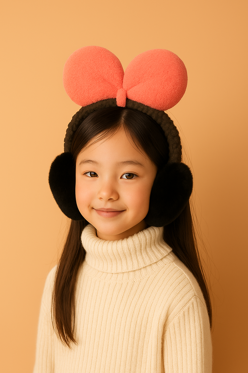 FrostyFluff™  Earmuffs with Bow (mix color)