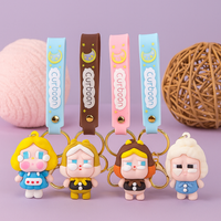 Cry Baby Character Keychain with Wrist Strap